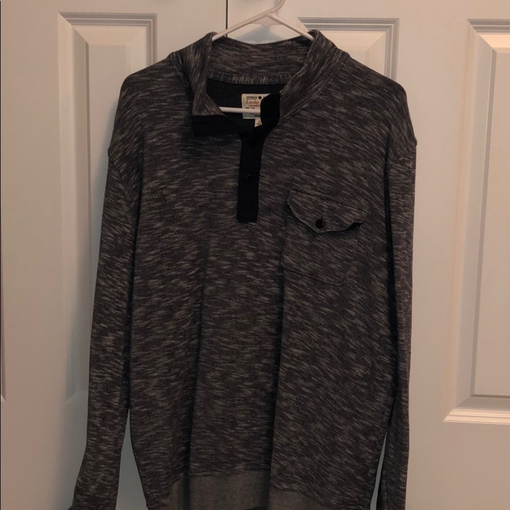 Lucky Brand pull over sweater size XL
